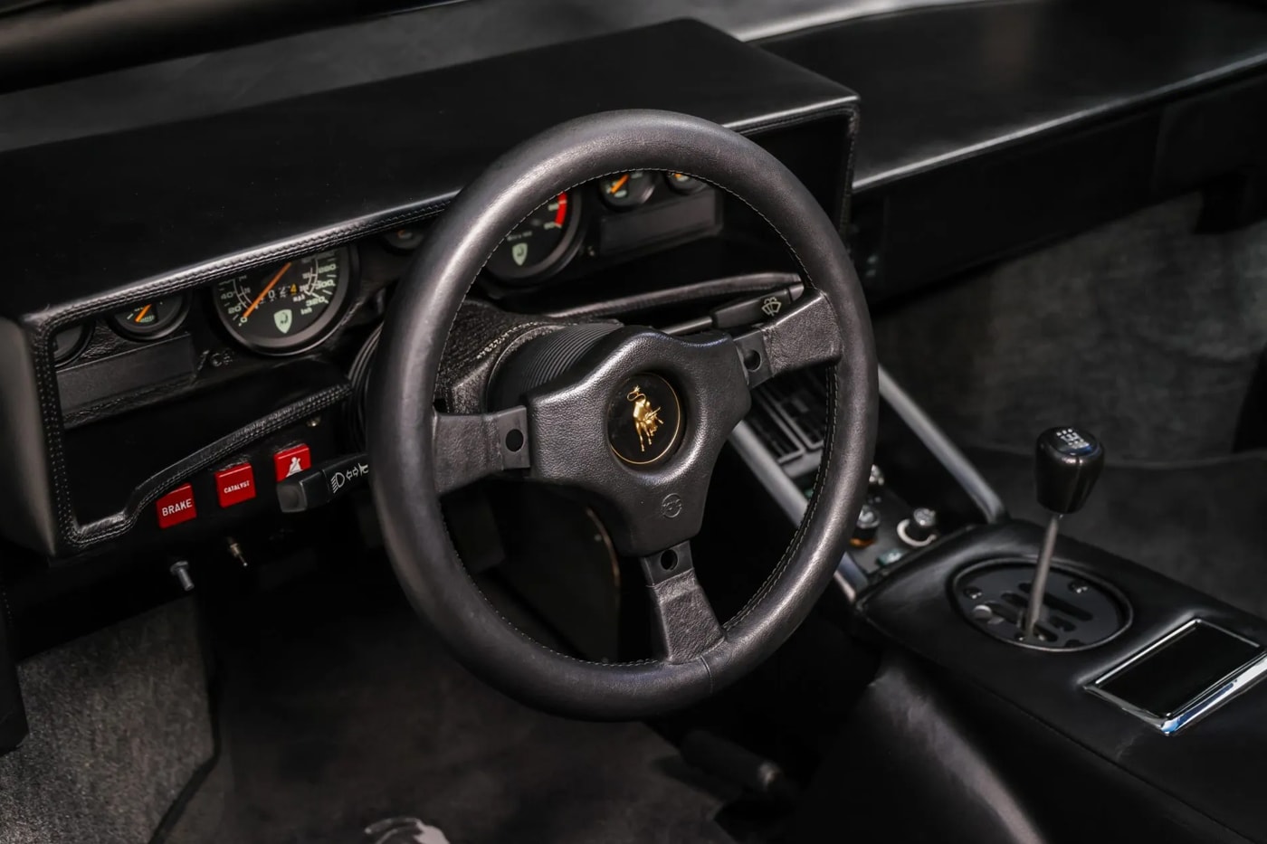 A 1988 Lamborghini Countach 5000 QV With 2,100 Miles Hits the Market bring a trailer supercars example