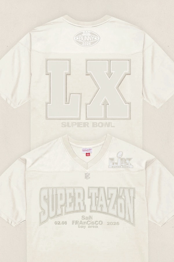 Bad Bunny Mitchell Ness Super Bowl halftime show Inspired Super Tazón Legacy Jersey Release info