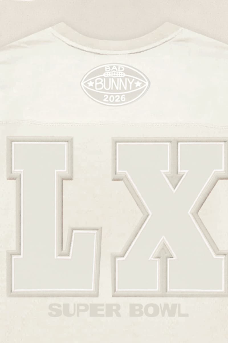 Bad Bunny Mitchell Ness Super Bowl halftime show Inspired Super Tazón Legacy Jersey Release info