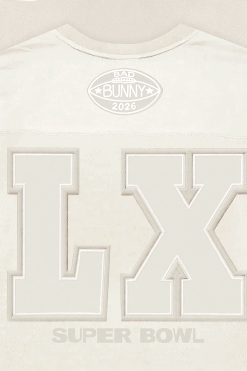 Bad Bunny Mitchell Ness Super Bowl halftime show Inspired Super Tazón Legacy Jersey Release info