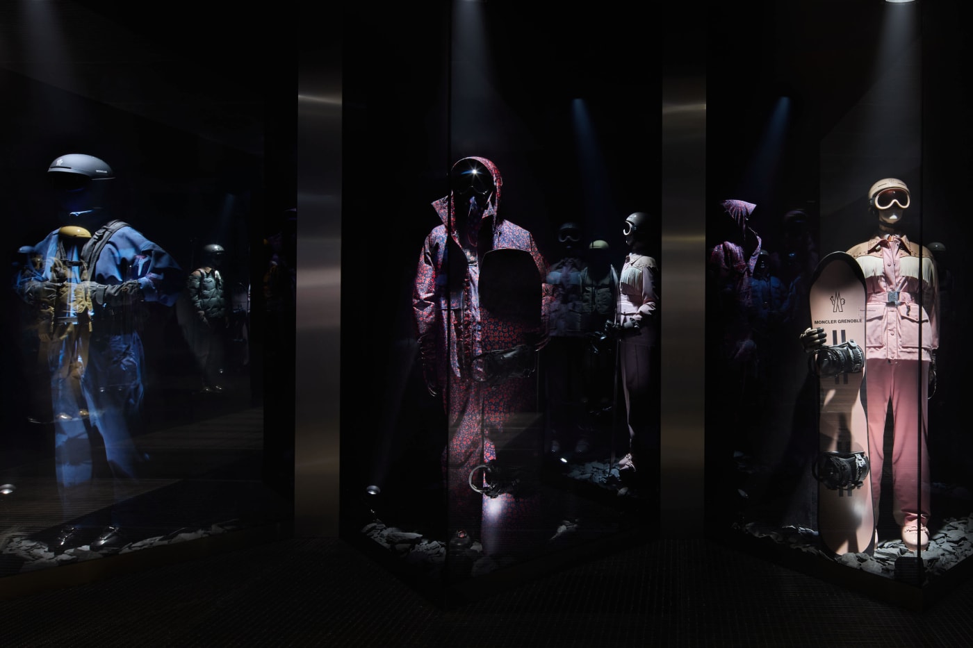 Moncler Grenoble The Beyond Performance Exhibit portrait milano Announcement info