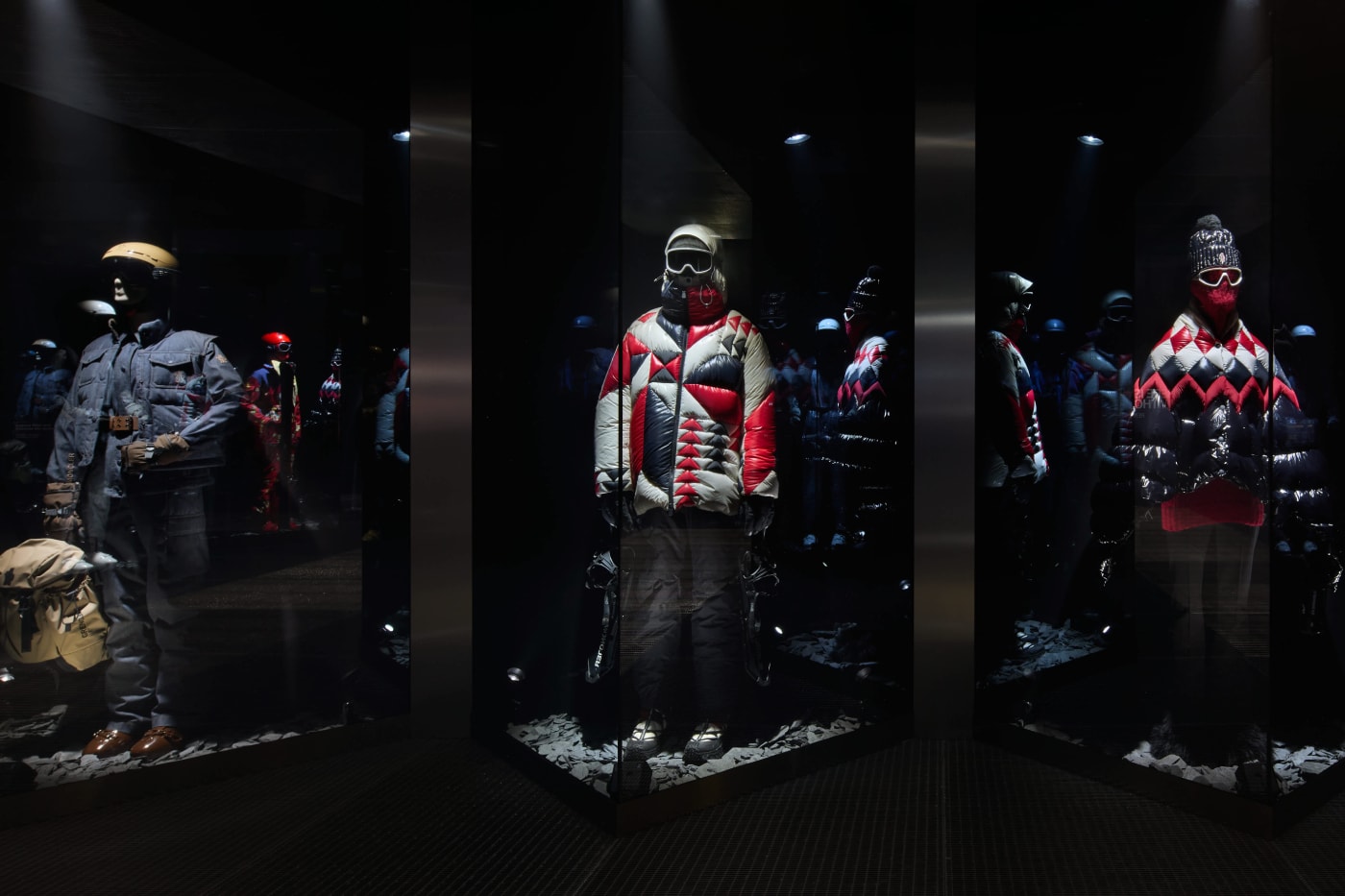 Moncler Grenoble The Beyond Performance Exhibit portrait milano Announcement info