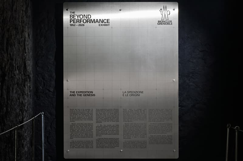 Moncler Grenoble The Beyond Performance Exhibit portrait milano Announcement info