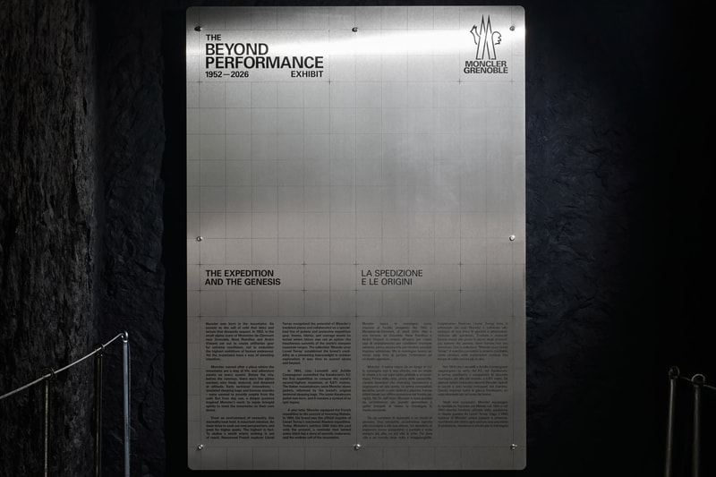 Moncler Grenoble The Beyond Performance Exhibit portrait milano Announcement info