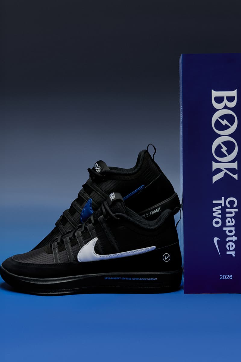 fragment design x Nike Book 2 Raffle Opens Tomorrow at HBX devin booker hiroshi fujiwara