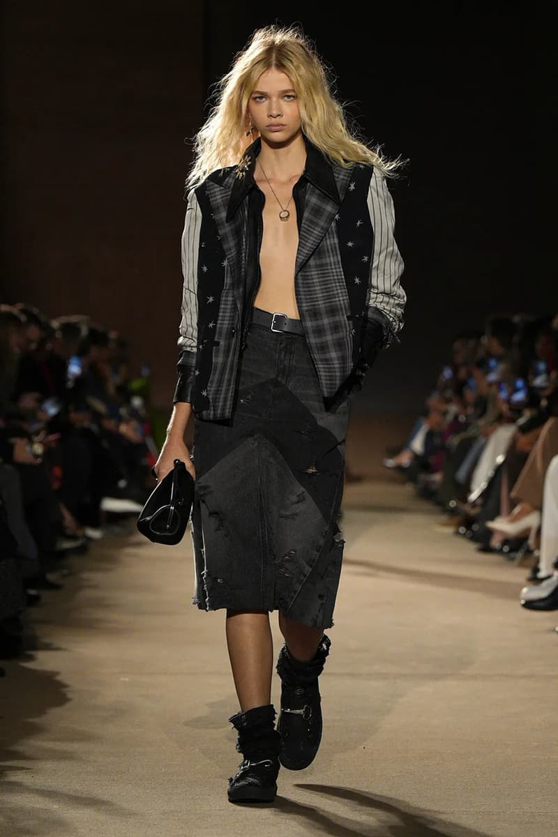 Coach FW26 Embraces an Emo Renaissance With "Black Parade" Tailoring see now buy now model