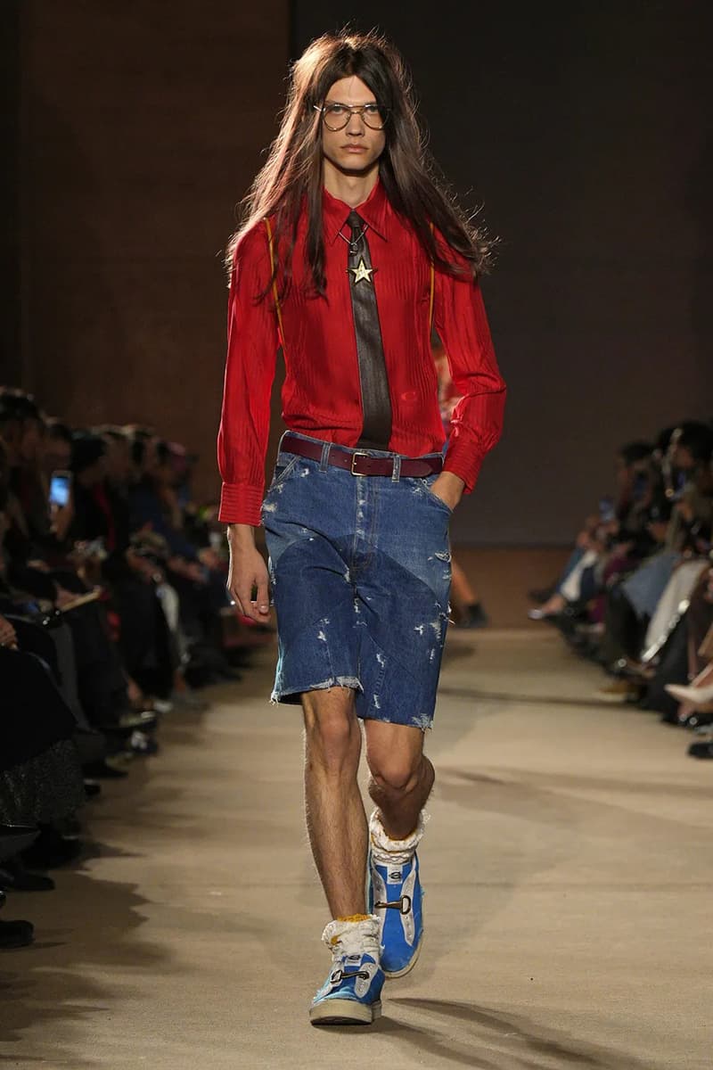 Coach FW26 Embraces an Emo Renaissance With "Black Parade" Tailoring see now buy now model