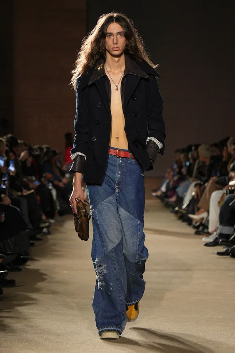 Coach FW26 Embraces an Emo Renaissance With "Black Parade" Tailoring see now buy now model