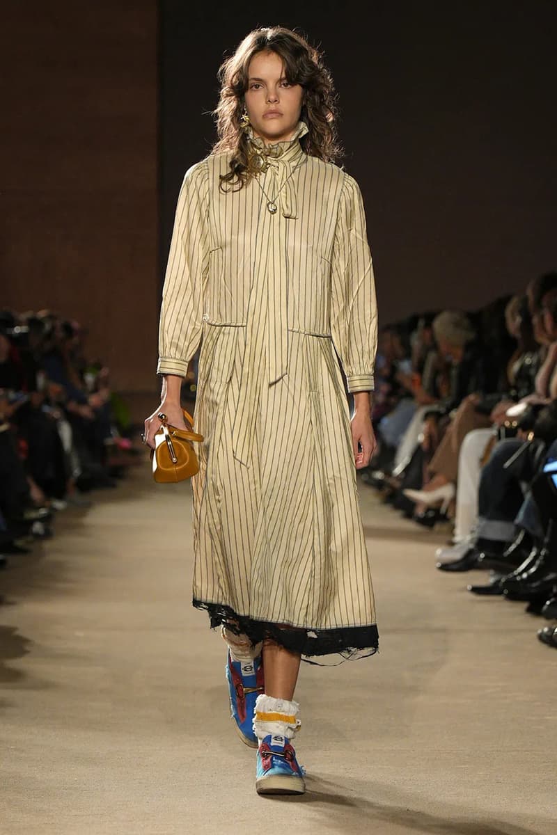 Coach FW26 Embraces an Emo Renaissance With "Black Parade" Tailoring see now buy now model