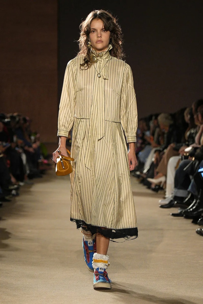 Coach FW26 Embraces an Emo Renaissance With "Black Parade" Tailoring see now buy now model