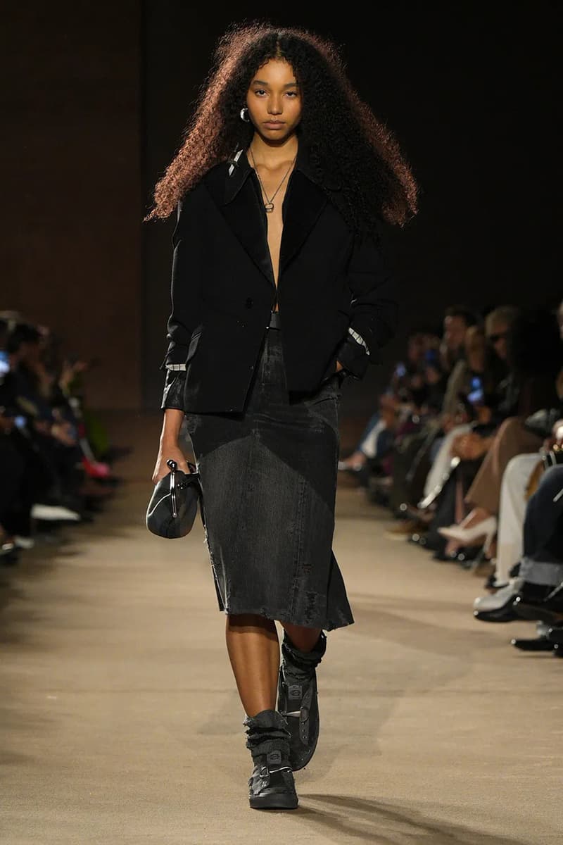 Coach FW26 Embraces an Emo Renaissance With "Black Parade" Tailoring see now buy now model