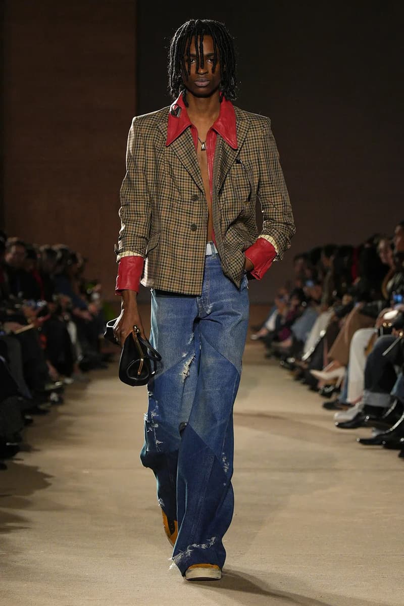 Coach FW26 Embraces an Emo Renaissance With "Black Parade" Tailoring see now buy now model