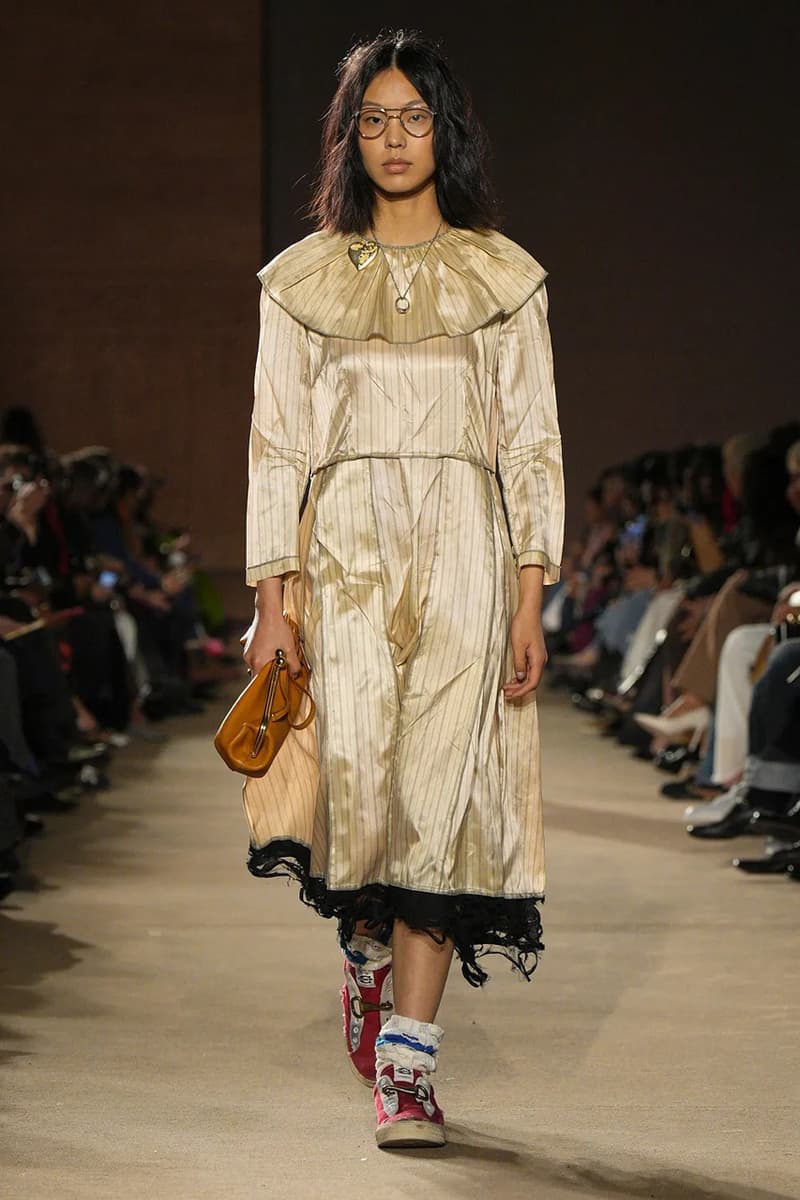 Coach FW26 Embraces an Emo Renaissance With "Black Parade" Tailoring see now buy now model