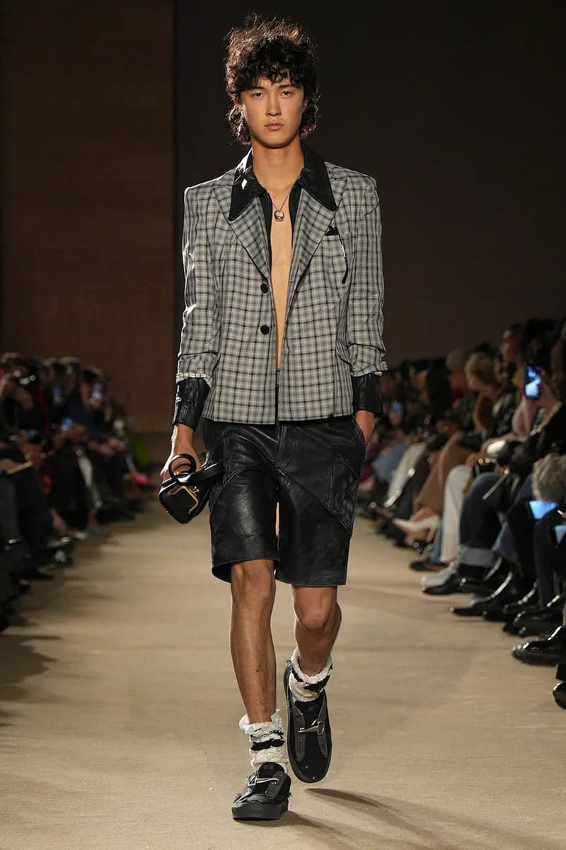 Coach FW26 Embraces an Emo Renaissance With "Black Parade" Tailoring see now buy now model