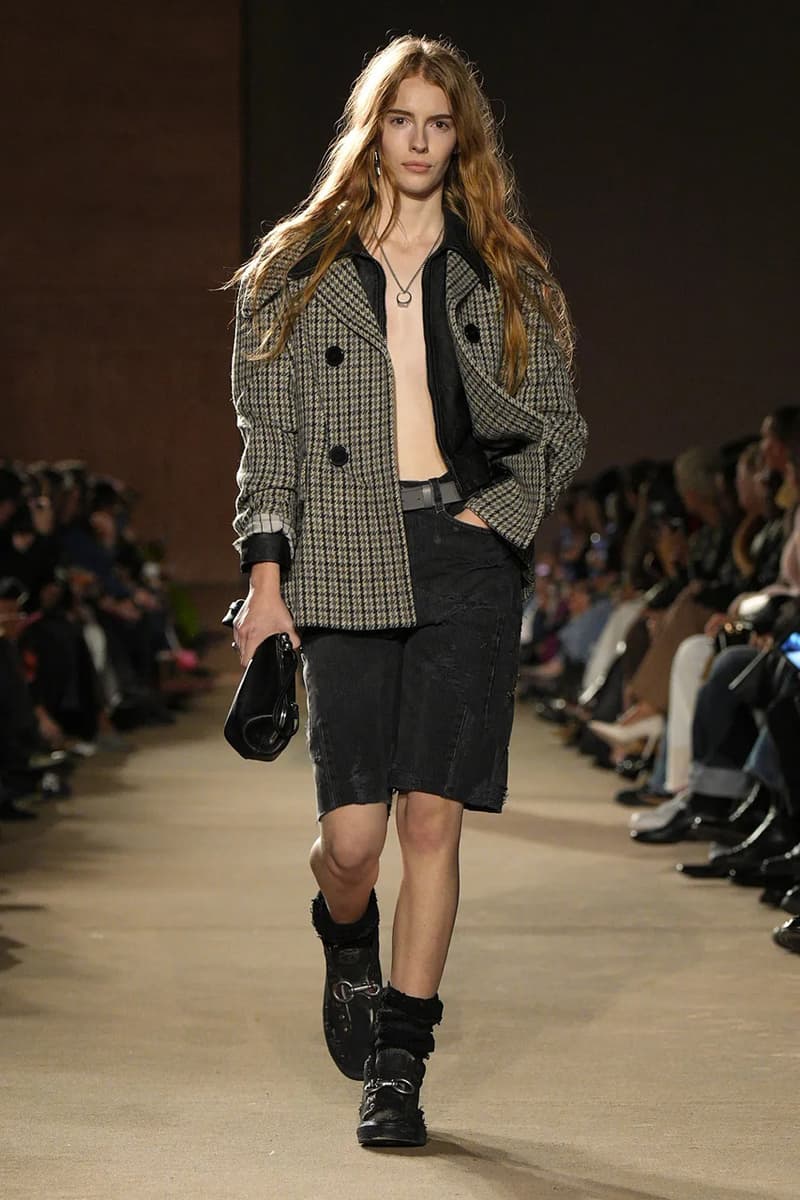 Coach FW26 Embraces an Emo Renaissance With "Black Parade" Tailoring see now buy now model