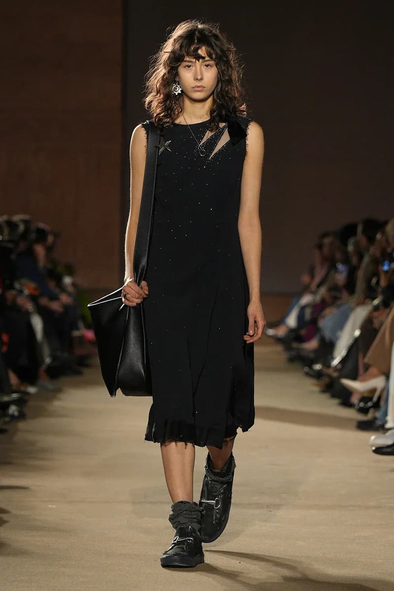 Coach FW26 Embraces an Emo Renaissance With "Black Parade" Tailoring see now buy now model