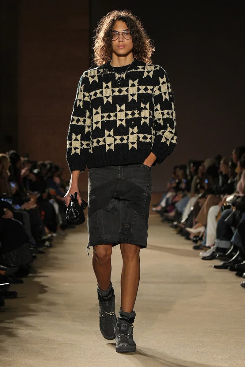 Coach FW26 Embraces an Emo Renaissance With "Black Parade" Tailoring see now buy now model