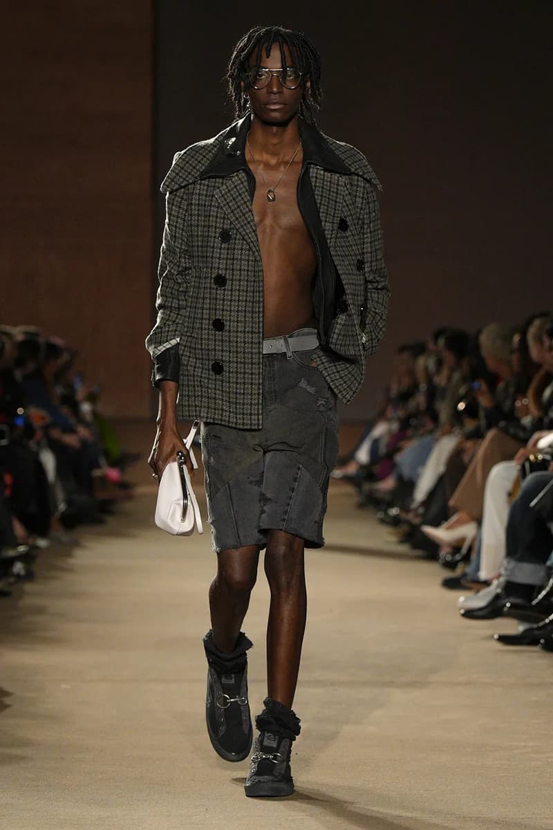 Coach FW26 Embraces an Emo Renaissance With "Black Parade" Tailoring see now buy now model