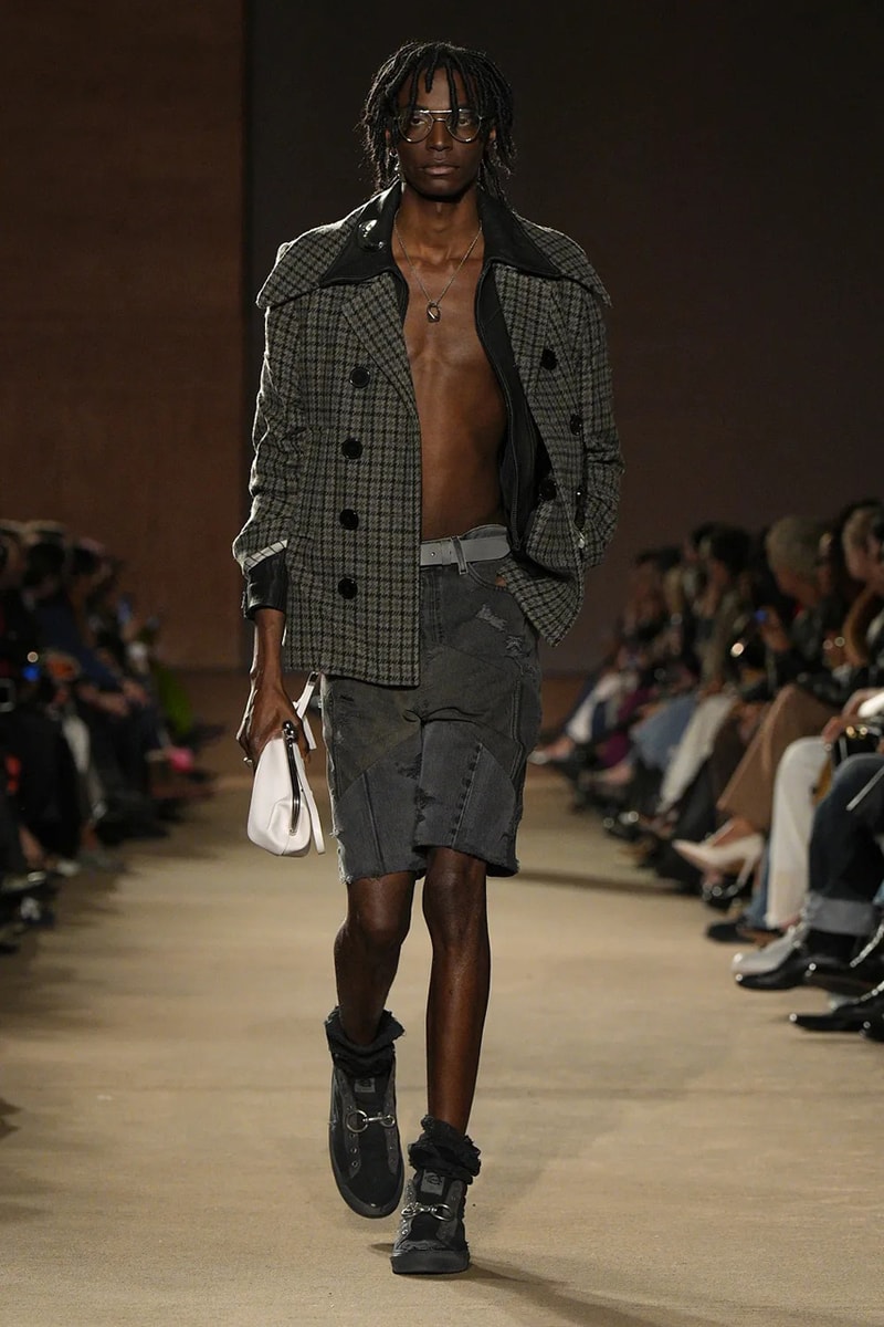 Coach FW26 Embraces an Emo Renaissance With "Black Parade" Tailoring see now buy now model
