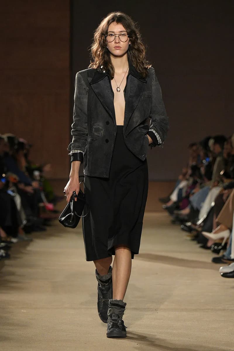 Coach FW26 Embraces an Emo Renaissance With "Black Parade" Tailoring see now buy now model