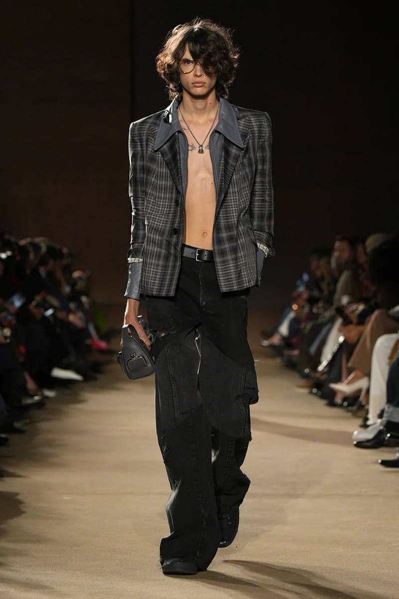 Coach FW26 Embraces an Emo Renaissance With "Black Parade" Tailoring see now buy now model