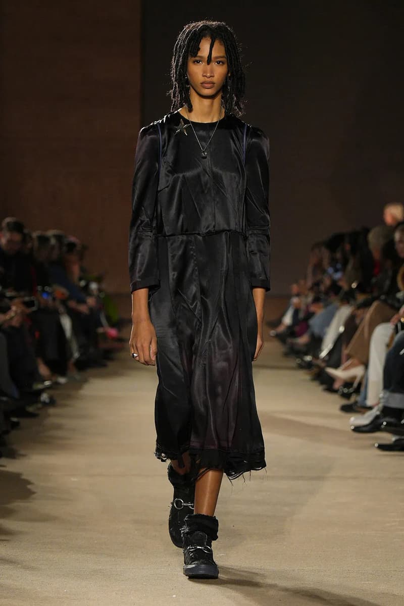 Coach FW26 Embraces an Emo Renaissance With "Black Parade" Tailoring see now buy now model