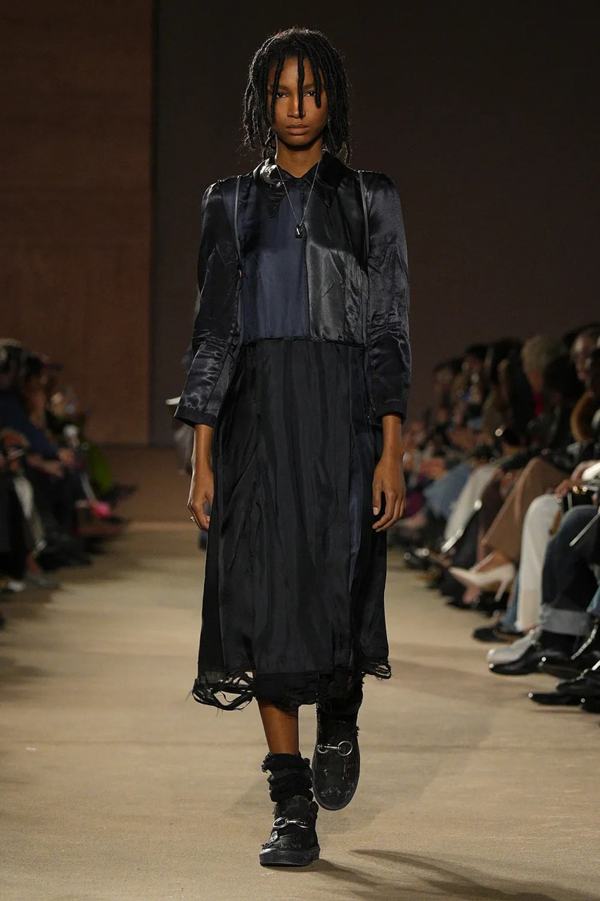Coach FW26 Embraces an Emo Renaissance With "Black Parade" Tailoring see now buy now model