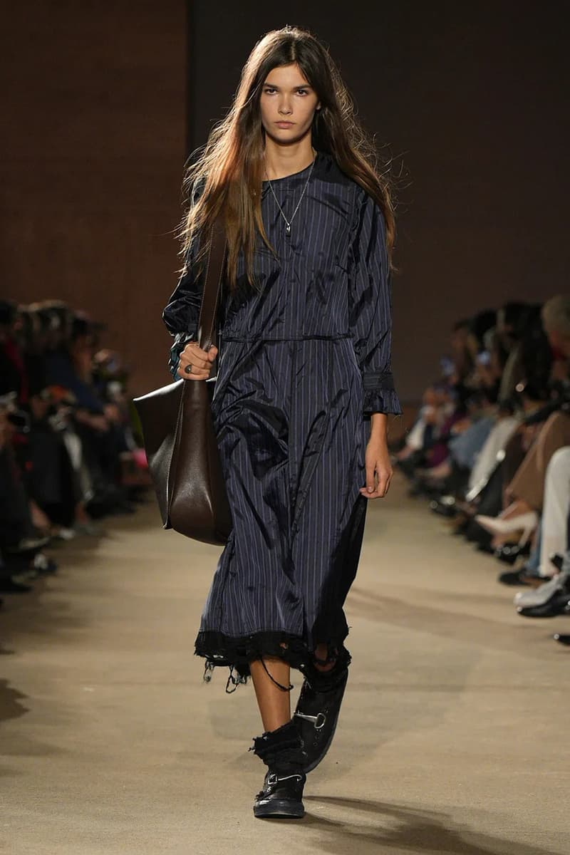 Coach FW26 Embraces an Emo Renaissance With "Black Parade" Tailoring see now buy now model