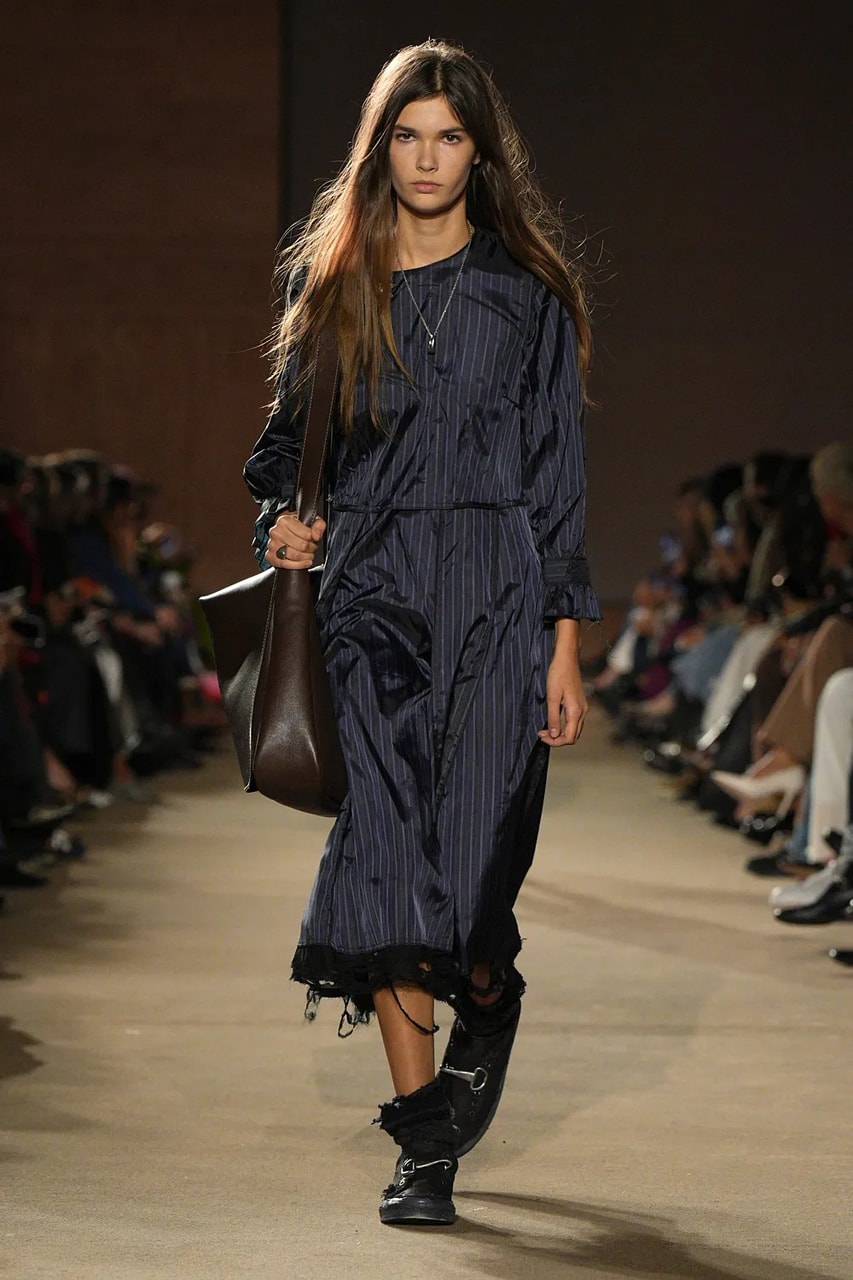 Coach FW26 Embraces an Emo Renaissance With "Black Parade" Tailoring see now buy now model