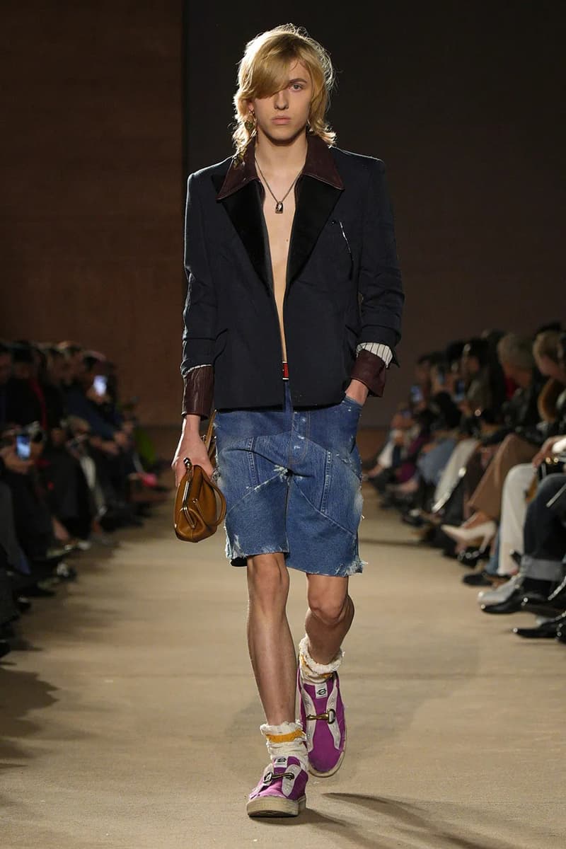 Coach FW26 Embraces an Emo Renaissance With "Black Parade" Tailoring see now buy now model