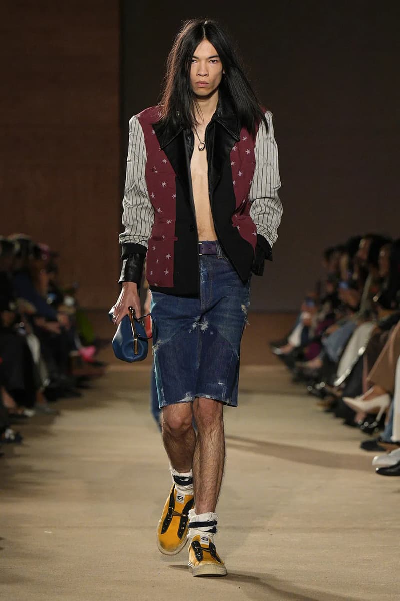 Coach FW26 Embraces an Emo Renaissance With "Black Parade" Tailoring see now buy now model