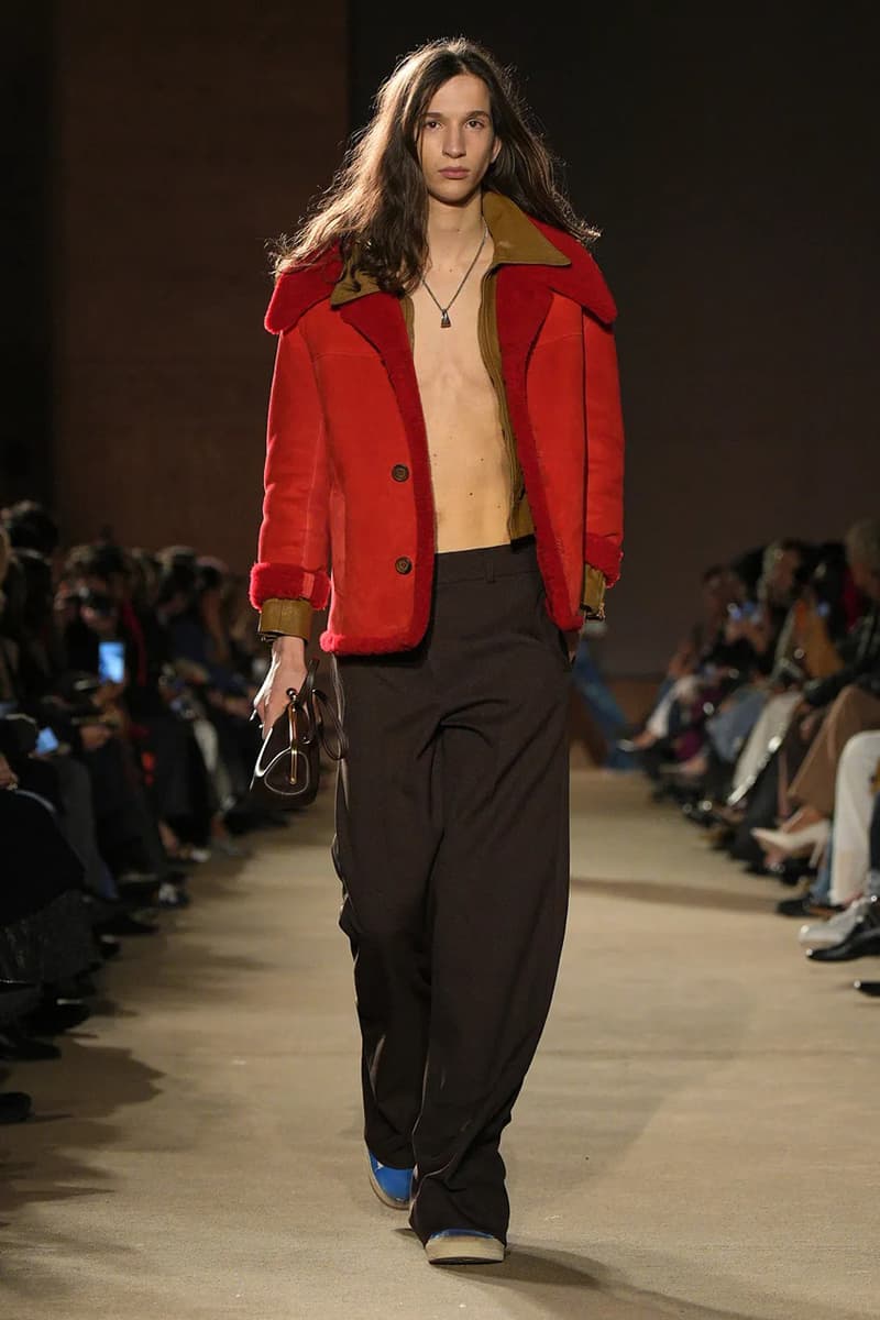 Coach FW26 Embraces an Emo Renaissance With "Black Parade" Tailoring see now buy now model