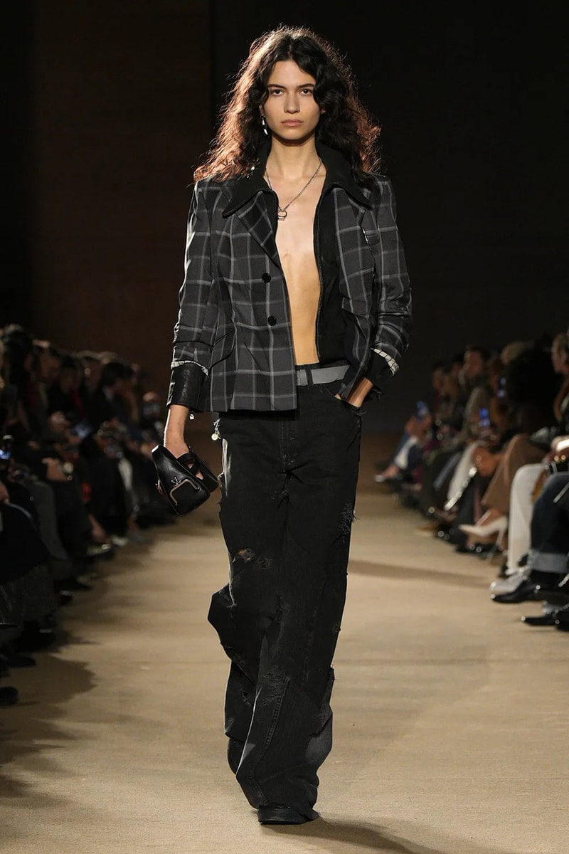 Coach FW26 Embraces an Emo Renaissance With "Black Parade" Tailoring see now buy now model
