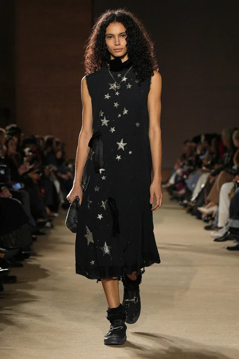 Coach FW26 Embraces an Emo Renaissance With "Black Parade" Tailoring see now buy now model