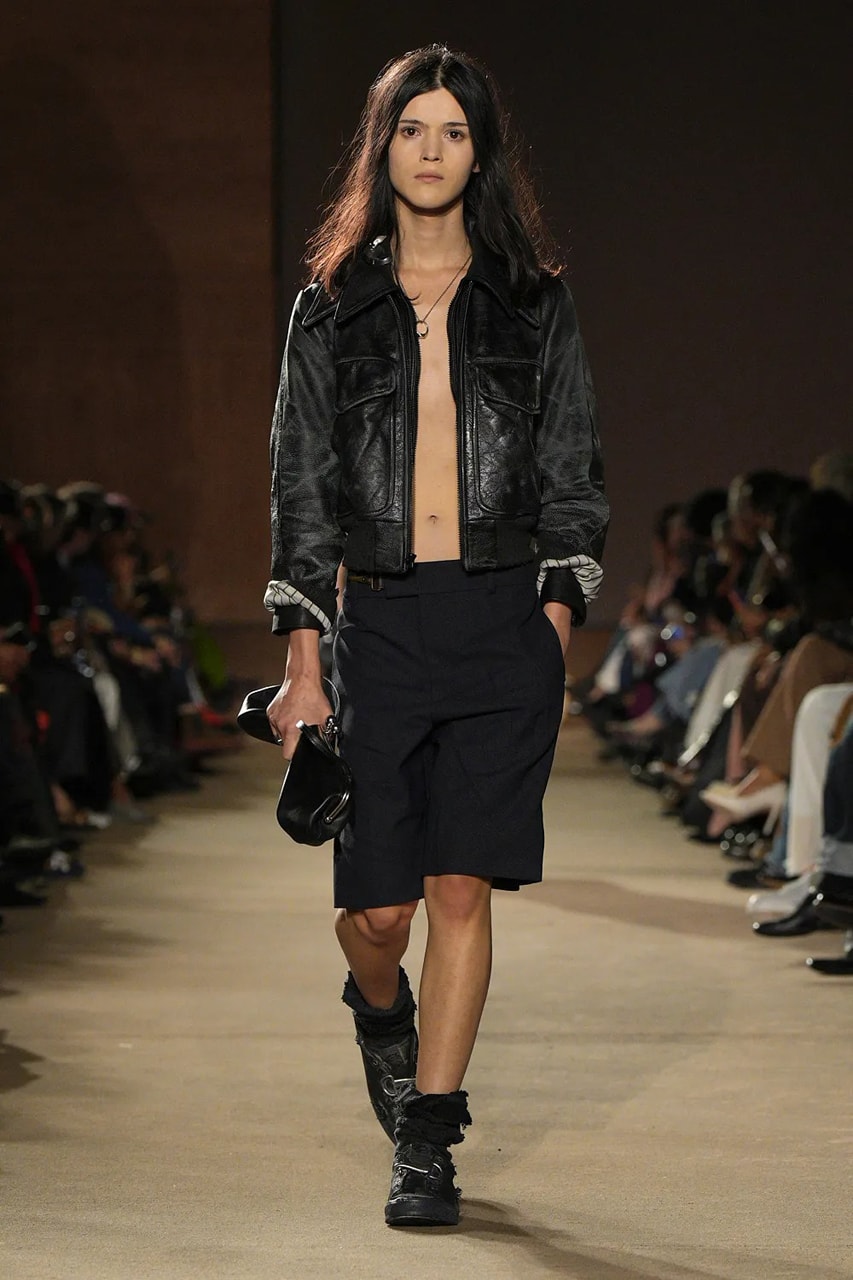 Coach FW26 Embraces an Emo Renaissance With "Black Parade" Tailoring see now buy now model