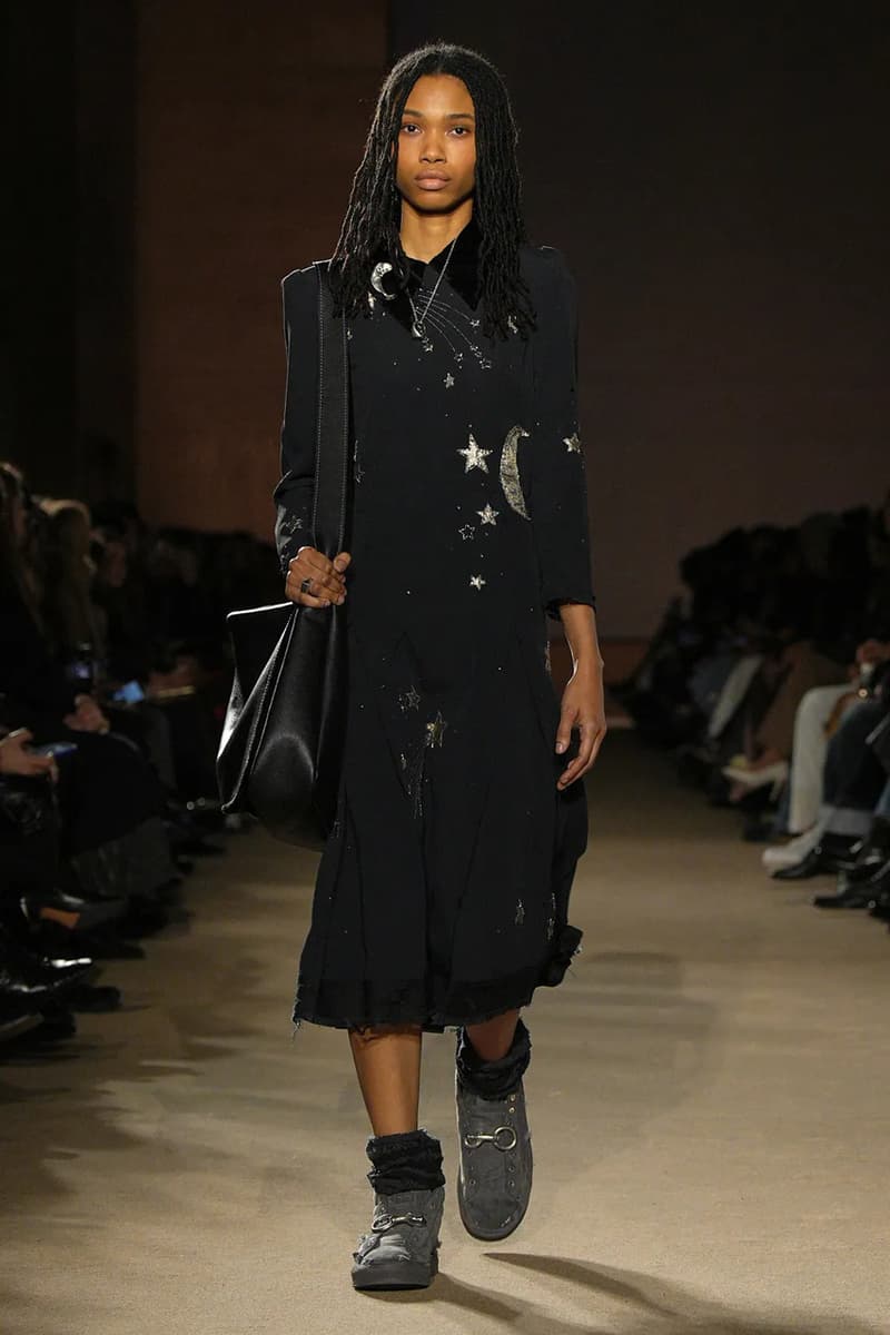 Coach FW26 Embraces an Emo Renaissance With "Black Parade" Tailoring see now buy now model