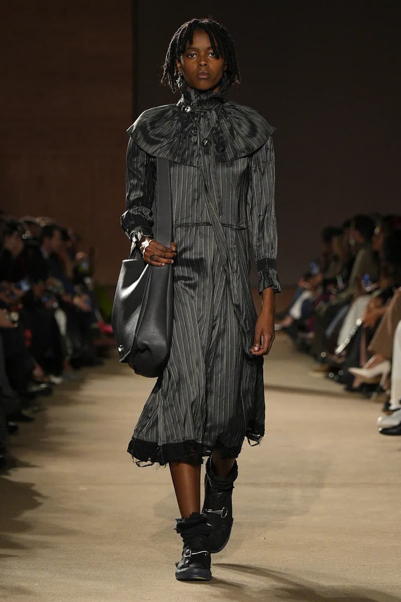 Coach FW26 Embraces an Emo Renaissance With "Black Parade" Tailoring see now buy now model