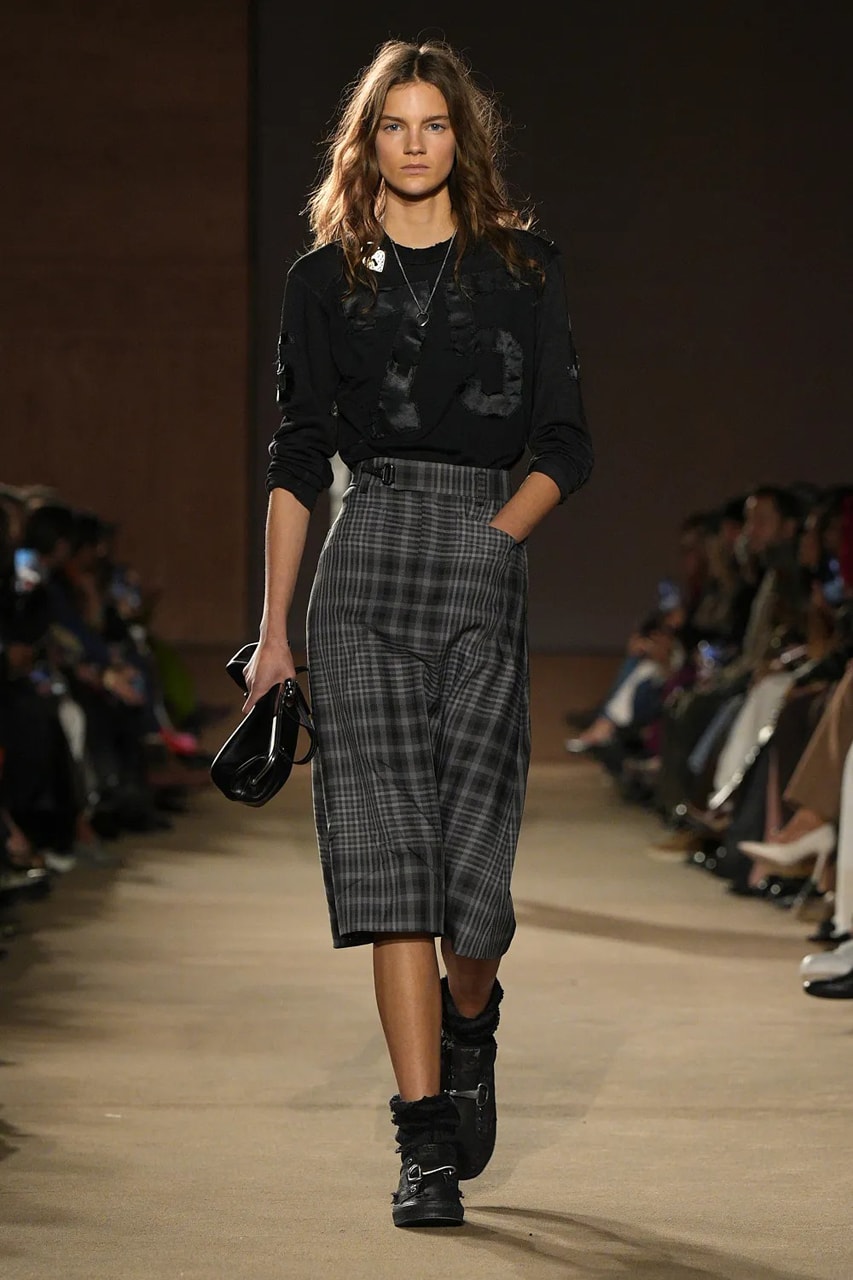 Coach FW26 Embraces an Emo Renaissance With "Black Parade" Tailoring see now buy now model