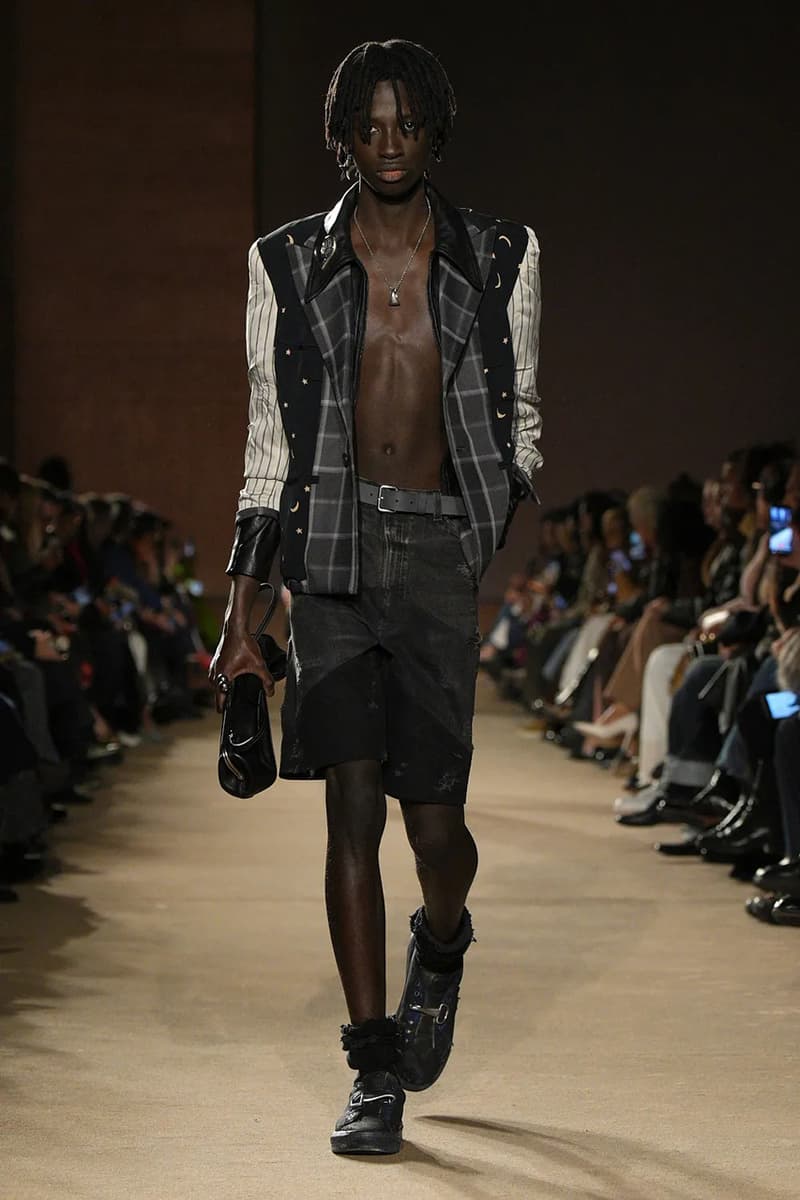 Coach FW26 Embraces an Emo Renaissance With "Black Parade" Tailoring see now buy now model