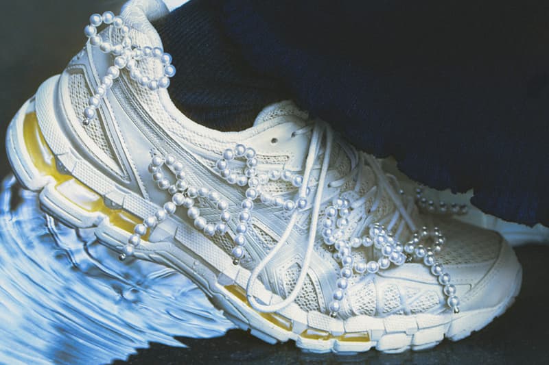 ASICS and Completedworks Reimagine the GEL-KAYANO 20 as Wearable Art collaboration release info sneakers london based jewellery designer