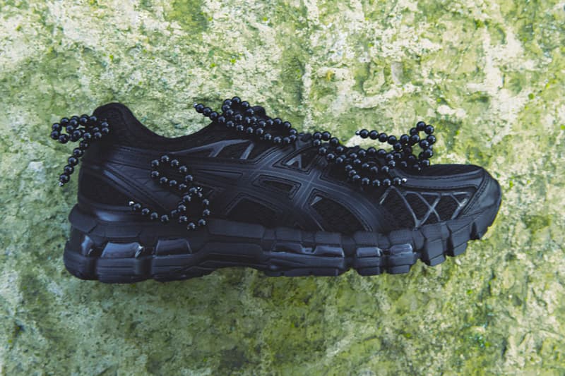 ASICS and Completedworks Reimagine the GEL-KAYANO 20 as Wearable Art collaboration release info sneakers london based jewellery designer