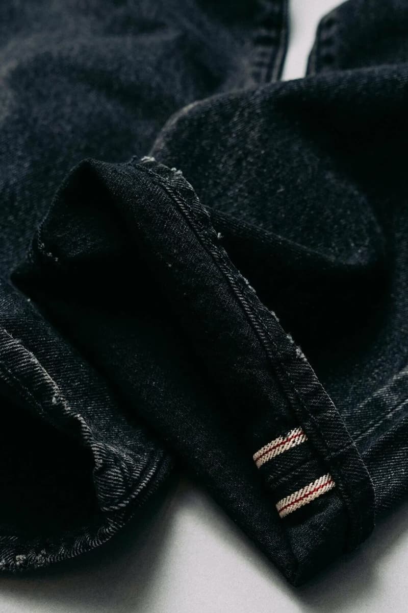 Levi's and EDIFICE Present Bespoke 501 "Big E" in Deep Black denim selvedge bespoke black jeans