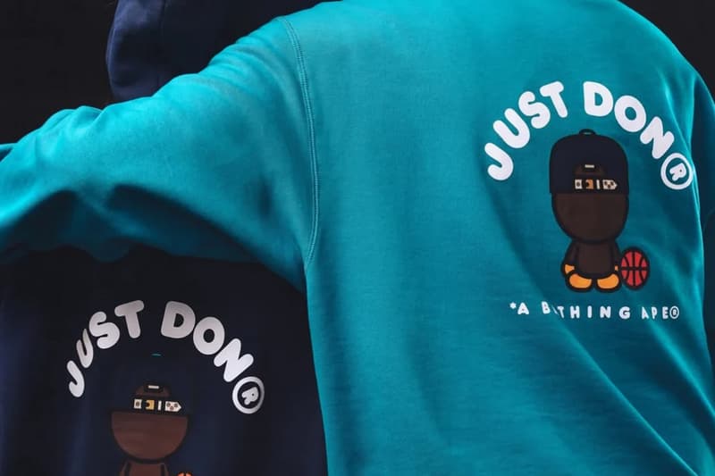 Don C and BAPE Drop Snakeskin STAs and Retro Court Gear for NBA All-Star Weekend apparel hat hoodies a bathing ape basketball just don