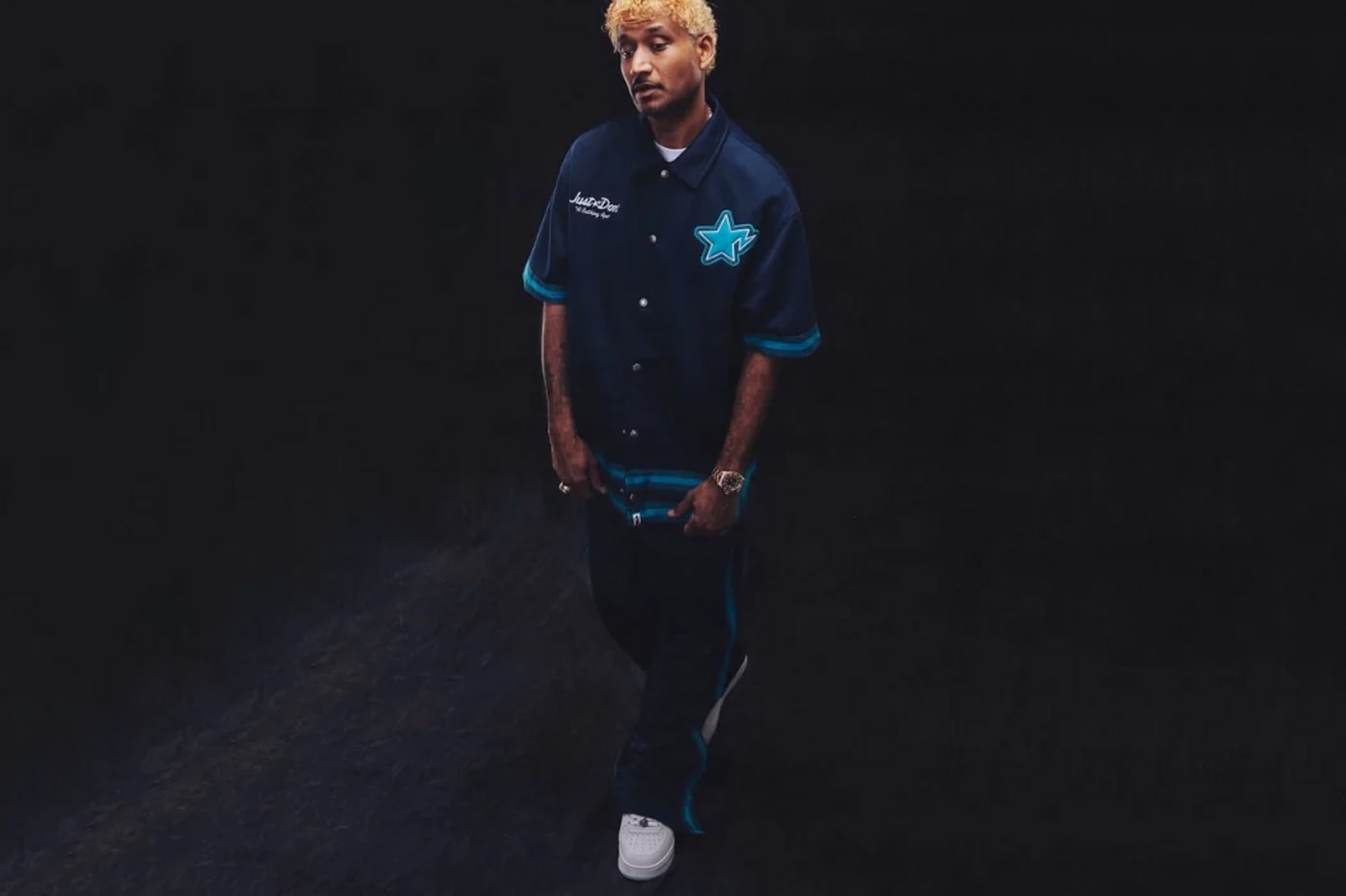 Don C and BAPE Drop Snakeskin STAs and Retro Court Gear for NBA All-Star Weekend apparel hat hoodies a bathing ape basketball just don