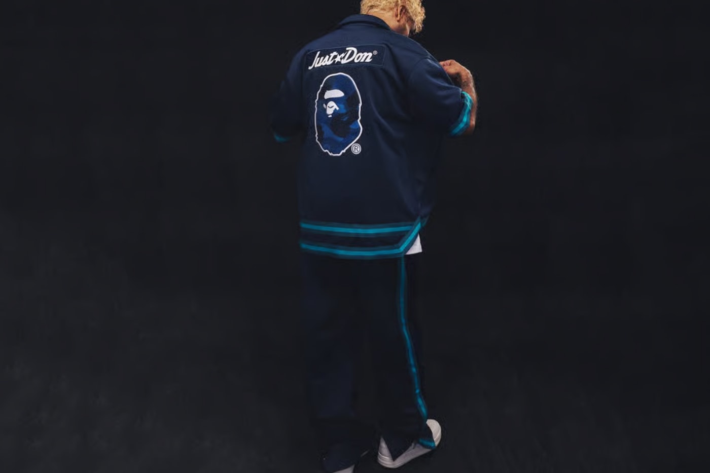Don C and BAPE Drop Snakeskin STAs and Retro Court Gear for NBA All-Star Weekend apparel hat hoodies a bathing ape basketball just don