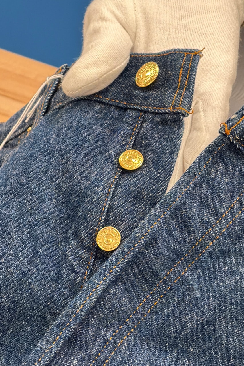 Step Inside the Levi's Archives tour Olympic Team Trucker Jacket for Mark Schultz (1984) Levi's SilverTab Loose Jeans by Ben Ramirez (1990s) Air Jordan 1 Mid Levi's 23/501 Denim Pack (2007) Albert Einstein's Levi Strauss Cossac Jacket