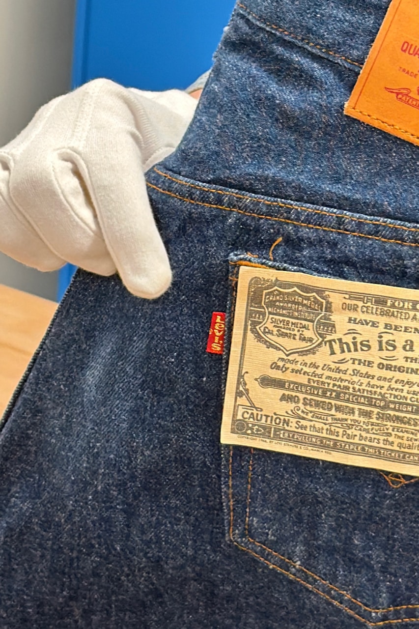 Step Inside the Levi's Archives tour Olympic Team Trucker Jacket for Mark Schultz (1984) Levi's SilverTab Loose Jeans by Ben Ramirez (1990s) Air Jordan 1 Mid Levi's 23/501 Denim Pack (2007) Albert Einstein's Levi Strauss Cossac Jacket