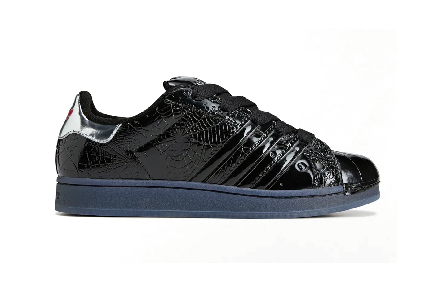 Sp5der adidas Superstar "Black" Core Black/Silver Metallic KJ7021 young thug collaboration