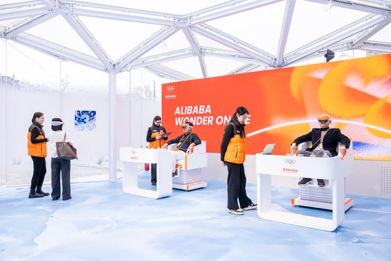 alibaba wonder on ice milan cortina winter olympics fashion ai e-commerce shopping styling avatar virtual reality online sports cloud technology hypebeast