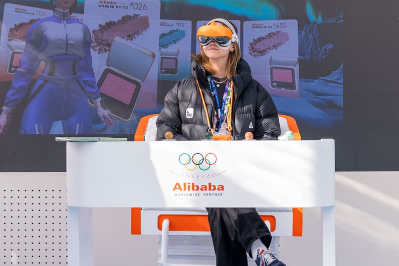 alibaba wonder on ice milan cortina winter olympics fashion ai e-commerce shopping styling avatar virtual reality online sports cloud technology hypebeast